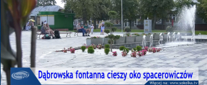 Dąbrowska fontanna cieszy oko spacerowiczów [Film]