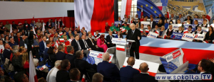 Jarosław Kaczyński w Dąbrowie Białostockiej. Wezwał zwolenników do udziału w wyborach do Europarlamentu [Zdjęcia]