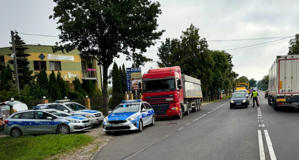 47-latek jechał ciężar&oacute;wką, miał blisko p&oacute;ł promila