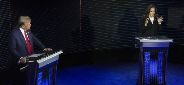 USA: ostre wymiany zdań i sp&oacute;r o wojnę w Ukrainie w centrum debaty Harris-Trump