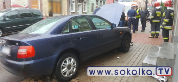 NA SYGNALE: Kolizja na ul. Białostockiej w Sok&oacute;łce [Zdjęcia]