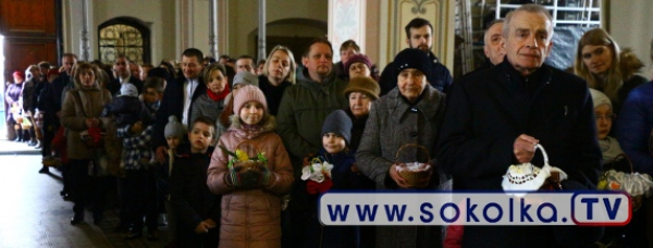 Sok&oacute;łka: Święcenie pokarm&oacute;w w Wielką Sobotę [Zdjęcia]