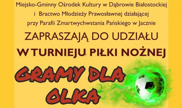 R&oacute;żanystok-Turniej charytatywny piłki nożnej [Plakat]