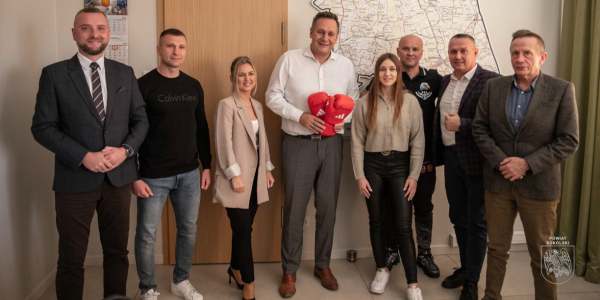 Wicemistrzyni olimpijska spotkała się z władzami Powiatu Sok&oacute;lskiego.