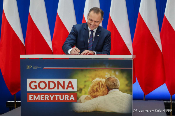 Prezydent RP rusza z inicjatywą &lsquo;Godna emerytura&rsquo;