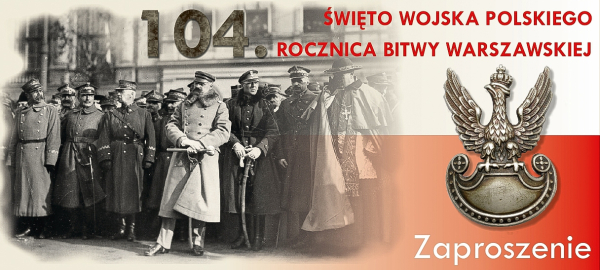 Obchody 104. Rocznicy Bitwy Warszawskiej odbędą się 15 sierpnia w Sok&oacute;łce [Plakat]