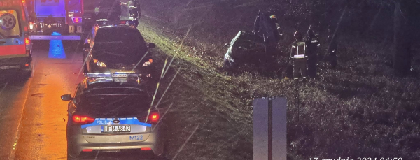 Wypadek koło Bieniowiec Kolonii