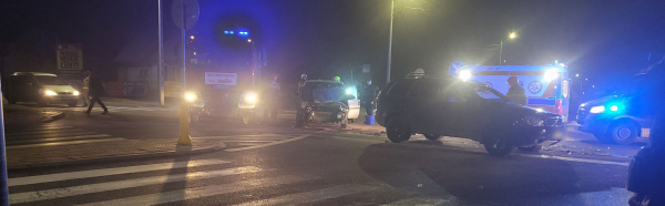 NA SYGNALE: Kolizja dw&oacute;ch samochod&oacute;w w Sok&oacute;łce [Zdjęcia]