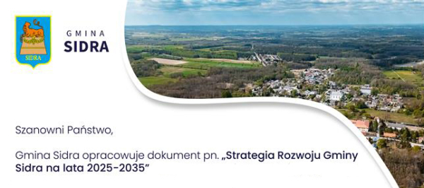 W&oacute;jt Sidry zaprasza na konsultacje społeczne.