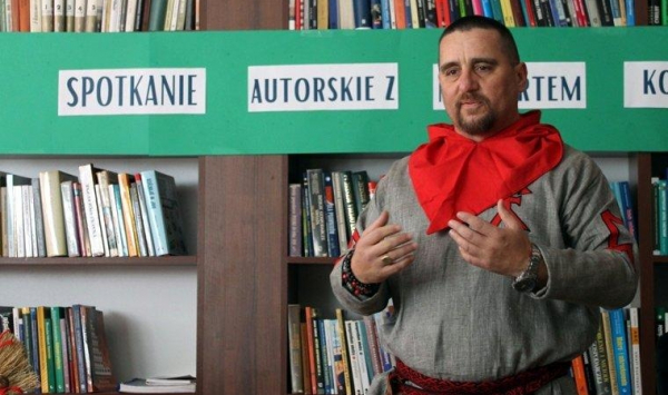 Spotkanie z Pisarzem Norbertem Grzegorzem Kościeszą w Bibliotece Publicznej w Sok&oacute;łce [Zdjęcia]