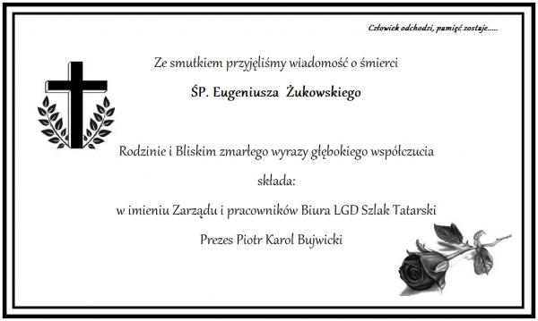 Z smutkiem informujemy...