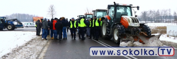 Blokada DK 8 nieunikniona. Rusza "Powstanie Chłopskie" na Podlasiu [Zdjęcia]