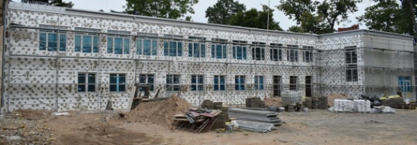 Postępy termomodernizacji Zespołu Szk&oacute;ł Zawodowych w Sok&oacute;łce [Zdjęcia]