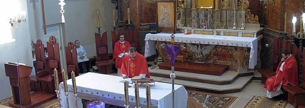 Wielki Tydzień w Sanktuarium Maryjnym w Różanymstoku [Wykaz mszy świętych]