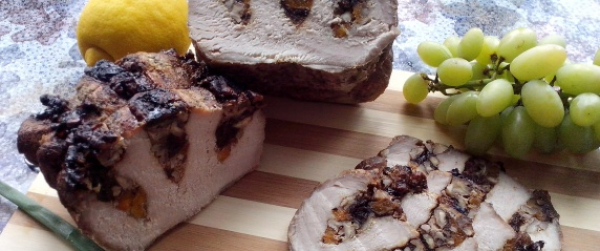 Mini Kącik Kulinarny: Schab z orzechami włoskimi (rozeta)