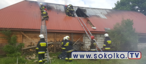 NA SYGNALE: Pożar stolarni w Rozedrance Nowej [Zdjęcia]