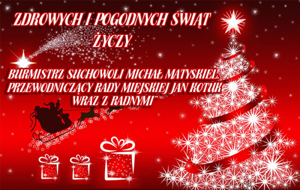 Życzenia od Burmistrza Suchowoli Michała Matyskiela