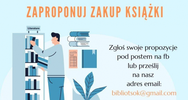 Biblioteka czeka na propozycje mieszkańc&oacute;w