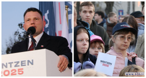 Spotkanie wyborcze Sławomira Mentzena w Sokółc.