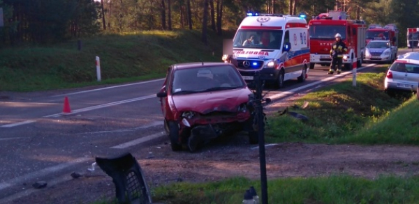 NA SYGNALE: TIR i dwie "osob&oacute;wki" zderzyły się na DK 8 [Zdjęcia]