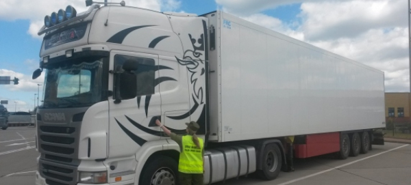 Kradziona ciężar&oacute;wka odzyskana