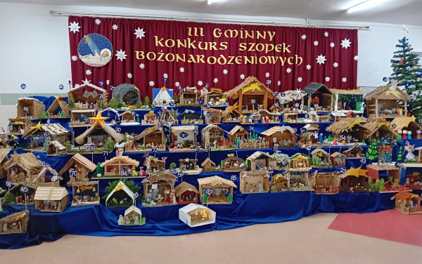 Konkurs i wystawa szopek bożonarodzeniowych