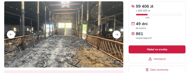 Tragiczny pożar &ndash; pom&oacute;żmy rodzinie z Karpowicz!