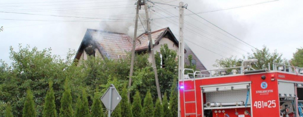 Kuźnica &ndash; tragiczny pożar budynku mieszkalnego [Zdjęcia]