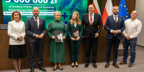 Podpisano umowę na utworzenie nowego Zakładu Aktywności Zawodowej.