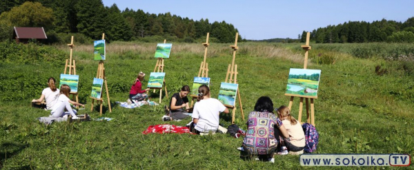 Dzieci na pł&oacute;tnie utrwalały piękno natury [Film i Zdjęcia]