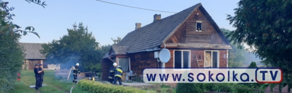 NA SYGNALE: Pożar domu w Orłowiczach [Zdjęcia]
