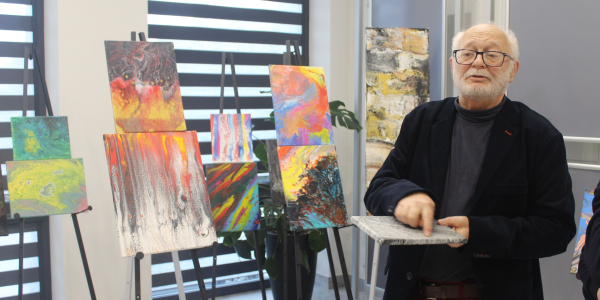 Wystawa obraz&oacute;w Krzysztofa Frejusa pod tytułem "Moje lanie"