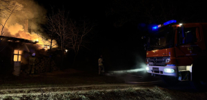 Spłonął niezamieszkały dom w miejscowości Hałe