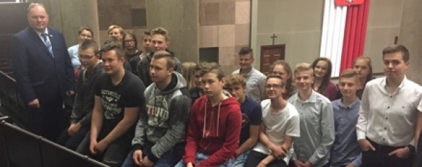 Zobaczyły Sejm "od środka" [Zdjęcia]