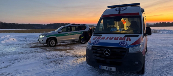 Wsp&oacute;lna akcja służb w Lipsku. Straż Graniczna pomogła dotrzeć do potrzebującej osoby