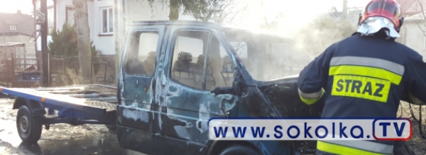 NA SYGNALE: Pożar lawety w Sidrze [Film i Zdjęcia]