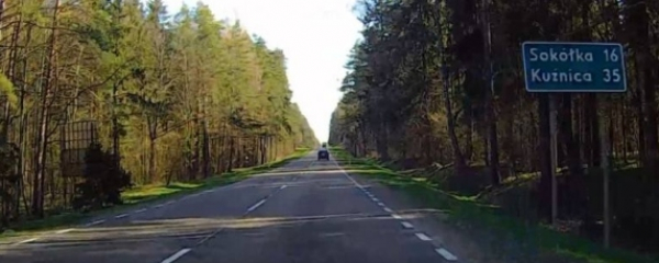 S19 z Białegostoku do Sok&oacute;łki po starodrożu przez Czarną Białostocką! [Film i Zdjęcia]