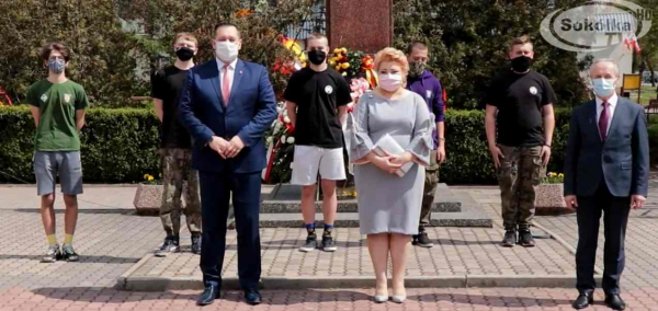 Święto Konstytucji 3 maja w Sok&oacute;łce w dobie koronawirusa [Film]