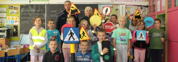 &bdquo;BEZPIECZNA DROGA DO SZKOŁY&rdquo; w Janowszczyźnie [Zdjęcia]