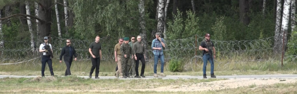 Wizyta prezydenta Andrzeja Dudy na granicy polsko-białoruskiej